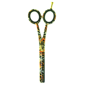 Professional <b>Left</b>-<b>Handed</b> Barber <b>Scissors</b> Alloy Blade Stainless Steel Long Handle Thinning <b>Scissors</b> for Salon Hair - Product Image 5