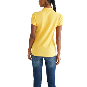 Moderen Style <b>Womens</b> Polo Shirts Short Sleeve Ribbed Top For Lady Retro Fashion Summer Shirt Soft Breathable Daily Wear Shirts - Product Image 2