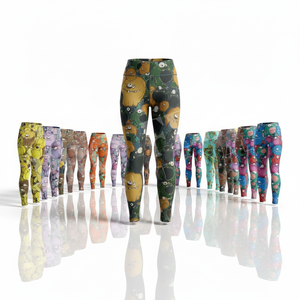 Leggings de Yoga Deportivos, Modernos y Elegantes, Personalizados con Estampado, Elásticos, para Gimnasio, Correr, Ejercicio, Leggings Suaves - Product Image 1