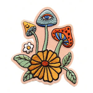 Custom Logo Iron-On PVC 3D Patches with <b>Beads</b> for Clothing Hats Jackets Flower Rectangle Bulk Factory <b>Direct</b> Pricing - Product Image 4