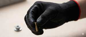 ถุงมือโพลียูรีเทนเคลือบฝ่ามือสีดำยี่ห้อเฟรนเทียร์ สำหรับงานอวกาศ - Product Image 4