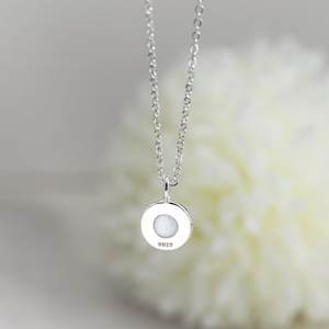 จี้ลาร์ิมา มูนสโตน เงินแท้ 925 สร้อยคอพลอยธรรมชาติ เครื่องประดับสำหรับผู้หญิง ของขวัญ ขายส่ง - Product Image 2