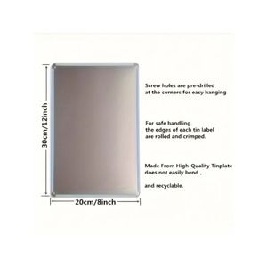 CIFbuy Targa da Parete Vintage in Metallo per Casa e Feste, con Freccia e Icona a Forma di Scatola, Segnale di Consegna Pacchi per Servizio Ritiro - Product Image 4