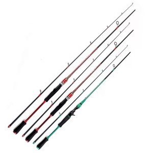 Canne à pêche télescopique en carbone pour la pêche en spinning et en casting, 1,8 m, 2,1 m, 2,4 m - Product Image 1