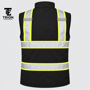Chaleco de Seguridad Personalizado al por Mayor, Chaleco Reflectante de Alta Visibilidad para Control de Tráfico, Ropa de Trabajo para Voluntarios de Eventos, Chaleco Personalizado de Fábrica OEM - Product Image 4