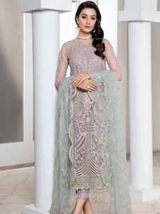ot Selling Custom Designs Pakistani Dress Party Wear and Outdoor Breathable Solid Color Wholesale Women Casual Ethnic Dress - Product Image 1