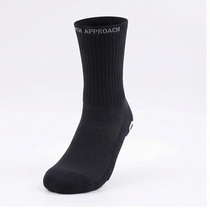 North Approach Crew <b>Socks</b> <b>Black</b> Breathable Running <b>Socks</b> for Adults Summer Season - Product Image 1