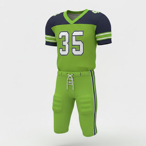 Ensemble d'uniformes de football américain pour hommes, maillot léger et respirant avec pantalon résistant pour les matchs, les entraînements et les séances de sport. - Product Image 5