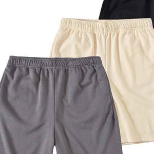 Pantalones Cortos Casuales para Hombre, 100% Algodón, 220g, Cintura Media, Teñido Liso, Bordado Personalizado, Elásticos, Transpirables, de Secado Rápido, Personalizables - Product Image 2