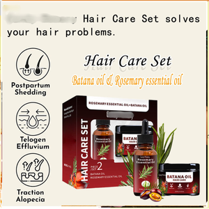 Best Hair Care <b>Set</b> with Rosemary <b>Essential</b> <b>Oil</b> Batana <b>Oil</b> and Butter Liquid Form for Hair Growth - Product Image 2