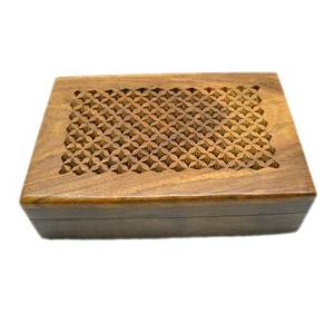 Boîtes décoratives pour la maison faites à la main coffre au trésor en bois artisanat article cadeau boîte en bois vente chaude produit Standard de haute qualité - Product Image 3