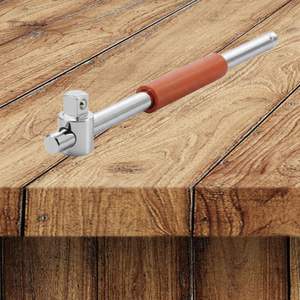 Outil en T 2-en-1 rapide et coulissant 1/2" x 305 mm, métrique, en acier au chrome-vanadium, pour bricolage, OEM, provenant d'un fournisseur taïwanais - Product Image 1