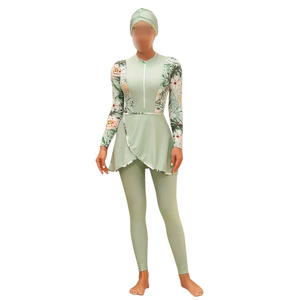 Traje de Baño 2026 con Logotipo Personalizado, Secado Rápido, Protección UV, Cobertura Total, Transpirable, Tallas Grandes, Estilo Modesto para Estilos de Vida Activos - Product Image 1