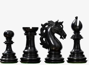 Piezas de Ajedrez de Madera Serie American Adios, Altura del Rey 4.4 Pulgadas, Ébano y Madera de Boj Envejecida, al Mejor Precio - Product Image 3