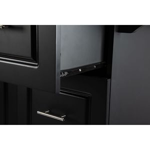 Carrello da Cucina con Ripiani Regolabili e Piano Estensibile in Legno di Gomma, Isole e Carrelli da Cucina - Product Image 6