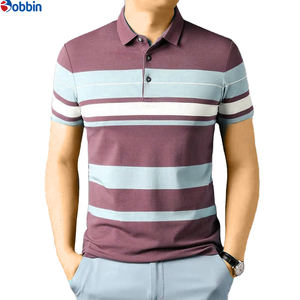 Ropa Deportiva Unisex, Colección de Verano, Nueva Camiseta Polo a Rayas para Hombre, Estilo Formal Bordado, Tallas Grandes, Gran Venta - Product Image 5