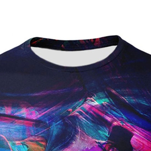T-shirts pour hommes avec sublimation, dernier design, impression numérique personnalisée, logo sur toute la surface, t-shirt pour hommes - Product Image 3