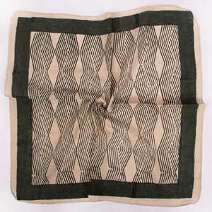 Pañuelo Cuadrado Suave de Algodón con Estampado Bagru, 55x55cm, Pañuelo para la Cabeza de Mujer, Transpirable, Ecológico, para las Cuatro Estaciones - Product Image 4