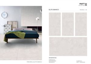 Azulejo de Porcelana Mate de Lujo 600x1200, Formato Grande, Superficie Premium, para Pared y Suelo, Colección de Diseño Moderno para Interiores y Exteriores - Product Image 2