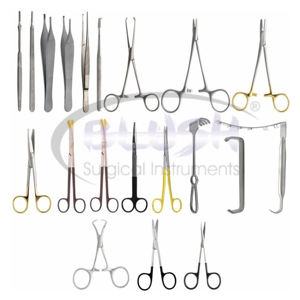 20 Pcs German Stainless Steel Abdominoplasty Surgery Instruments Set Basis Surgical Tools Manual CE ISO By <b>Blush</b> Surgical - Product Image 1