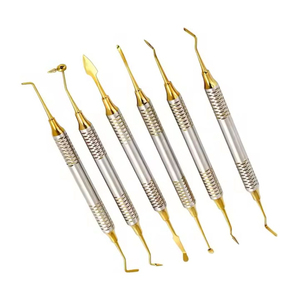 Instruments de remplissage en résine composite dentaire, outils essentiels et précis pour les procédures de restauration, instruments chirurgicaux dentaires - Product Image 5