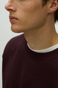 Sweat-shirt à col rond en polaire pour homme personnalisé, sweat-shirt à manches longues surdimensionné de haute qualité - Product Image 5