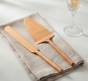 Servidor de pastel de oro moderno para uso de cristal, hermoso utensilio para cortar pasteles, perfecto para servir postres todos los días y uso informal - Product Image 4