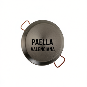 Poêle à paella valencienne en fonte argentée de 50 cm – Collection Essentielle de Casseroles - Product Image 2
