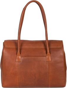 Best Quality Women's Classic Genuine Leather Tote Bag With <b>Top</b> Handle Flap Closure Unisex Daily Use Brown From Indian Supplier - Product Image 1