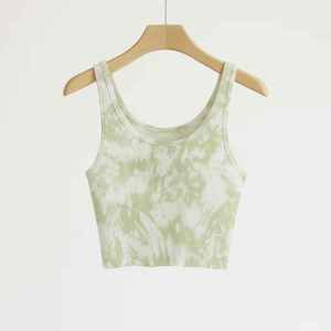 เสื้อกล้ามผู้หญิง สไตล์ลำลอง ออกกำลังกาย ผ้าฝ้าย 100% สีพื้น ระบายอากาศได้ดี - Product Image 3