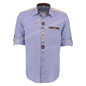 Custom Solid Purple&<b>White</b> <b>Men's</b> <b>Long</b> <b>Sleeve</b> Dress <b>Shirt</b> OEM Manufacturer Wholesale Quality 100% Cotton Breathable Quick Dry - Product Image 3