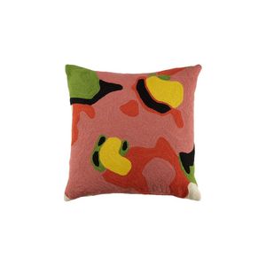 Hot Selling Luxury Wool Cushion Cover Kashmiri Embroidery Handmade Chain Stitch Geometric Vintage Floral Decorative <b>Throw</b> <b>Pillow</b> - Product Image 1