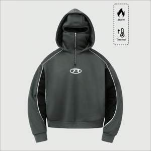 Conjunto de Sudadera con Capucha de Algodón Grueso de 350 g/m² para Hombre, Estilo Y2K, Estampado en Relieve, Moda Urbana, Otoño, Talla Grande, Venta al Por Mayor - Product Image 1