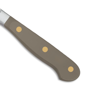 Cuchillo Multiusos de Acero Inoxidable de Precisión con Mango Triple Remachado Color Taupe para Cortar, Rebanar y Picar Verduras y Carne en la Cocina - Product Image 5