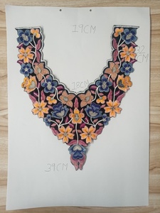 Beautiful Handcrafted Embroidered Sew-On Patches for Fashion Apparel Home Textiles Custom Designs Dresses Tops Blouses Orgeza - Product Image 2