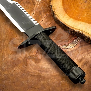 Cuchillo Bowie de Supervivencia Estilo Rambo 2, Hecho a Mano con Acero D2, para Caza y Camping, con Funda de Cuero, el Mejor Regalo - Product Image 4