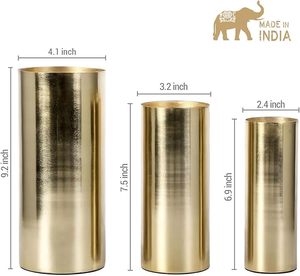 Reliable Manufacturer Modern Aluminum Flower <b>Vase</b> Stylish Decorative Piece For Living Room Dining Table And Home Decoration - Product Image 2
