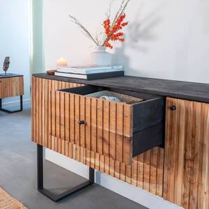 Vandana Sereno Vento acacia wood and metal <b>sideboard</b> - Product Image 2