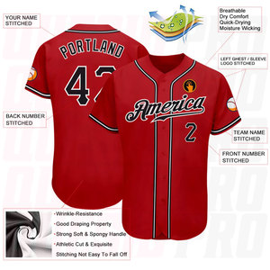 New Style Baseball Jersey <b>Customize</b> Logo Design Men Mesh Sublimation Baseball Shirt Embroidery Blank Team <b>Uniform</b> <b>Softball</b> Wear - Product Image 4