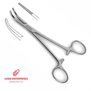 Pinzas Dandy para el Cuero Cabelludo, Curvadas Lateralmente, Pinzas Quirúrgicas para Tejido Capilar, Instrumento Médico Quirúrgico de Acero Inoxidable - Product Image 4