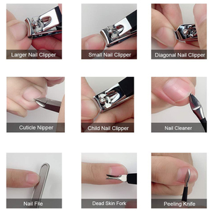 Juego de manicura y pedicura profesional de acero inoxidable, ligero, fácil de agarrar, hecho en Pakistán, para cuidado personal y belleza. - Product Image 6