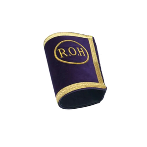 Manguitos de Regalia Masónica Bordados a Mano Personalizados, Manguitos de Regalia Masónica con Bordado Táctico, Delantales de Maestro Masón - Product Image 2