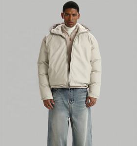 Veste matelassée personnalisée OEM en gros pour hommes, avec logo sur mesure, veste d'hiver décontractée pour le style urbain - Product Image 4