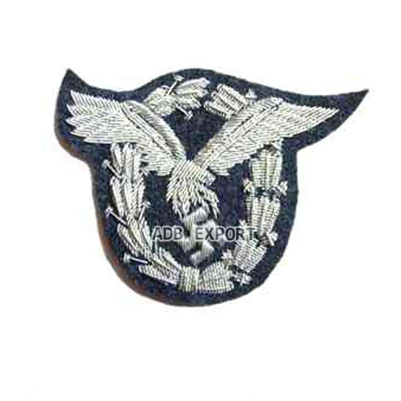 WW2 GERMAN Luftwaffe cloth pilots badge from ADB EXPORT The Manufacturer/Reproduction