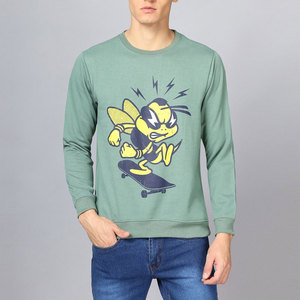 เสื้อสเวตเชิ้ตผู้ชายคุณภาพสูง ผ้าฝ้าย 100% สำหรับฤดูหนาว ผ้าเทอร์รี่เนื้อแน่น ปักลายตามสั่ง พิมพ์ลายดิจิทัล แห้งเร็ว เป็นมิตรกับสิ่งแวดล้อม - Product Image 1