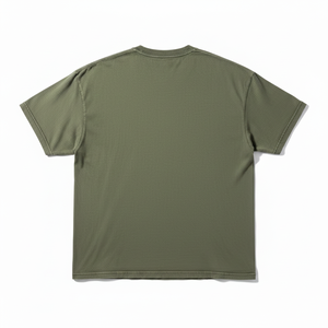 Oversized Men T-<b>Shirt</b> With <b>Geometric</b> Print Crew Neck Loose Fit Short Sleeve Jersey Cotton Streetwear Top - Product Image 3
