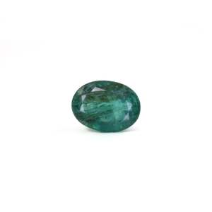 Loose Zambian Emerald 3.95 Carat Certified Brilliant Cut Faceted Gemstone - Product Image 1