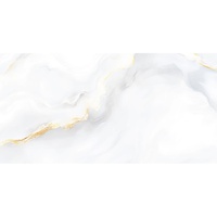 Carrelage en porcelaine veinée or blanc luxueux, revêtement mural intérieur moderne, surface céramique émaillée, antidérapant, brique réfractaire, villa