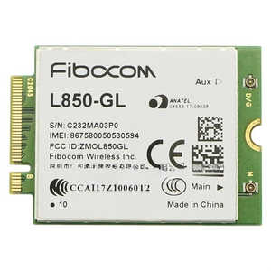 Module de communication cellulaire sans fil 4G LTE Fibocom L850-GL avec Ethernet, poids 8,0 kg - Product Image 2