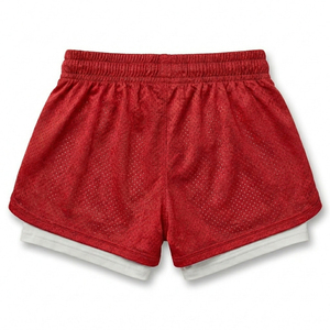 Women's Casual Mesh Shorts Elastic Waist Summer Shorts - Product Image 2